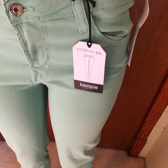KENSIE DENIM JEANS EFFORTLESS ANKLE MID RISE $58 - Picture 4 of 5
